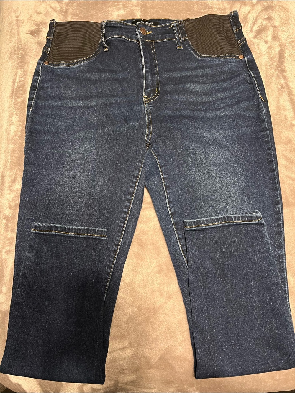 Judy Blue Indigo Relaxed Stretch Panel Jeans